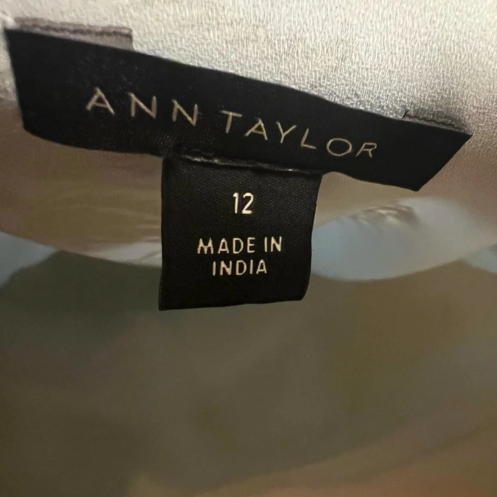 Ann Taylor, light blue wrap dress. Size 12. New without tags.  Spring 2025 - Picture 4 of 4